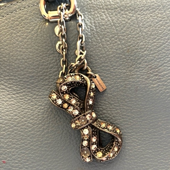 Coach Accessories - Coach Selena Bow Bag Charm, embellished with Tea Rose 2018 Limited Edition